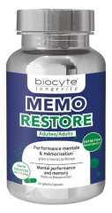 Biocyte Longevity Memo Restore Adultes 60 Gélules Biocyte Longevity Memo Restore Adultes 60 Gélules
