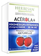 Herbesan Acérola + Magnésium + Vitamines 30 Comprimés Herbesan Acérola + Magnésium + Vitamines 30 Comprimés