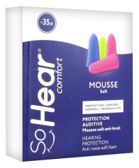 Visiomed SoHear Comfort Hearing Protection Soft Foam 6 Pairs Visiomed SoHear Comfort Hearing Protection Soft Foam 6 Pairs