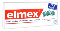Elmex Dentifrice Junior Lot de 2 x 75 ml Elmex Dentifrice Junior Lot de 2 x 75 ml