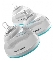 Béaba Nanobaby Pflegeflasche 0 Monate und + Türkisblau 150 ml 3er-Set Béaba Nanobaby Pflegeflasche 0 Monate und + Türkisblau 150 ml 3er-Set