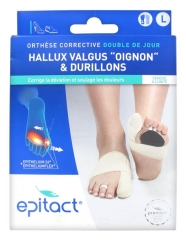 Epitact Hallux Valgus & Fußschmerzen Doppelschutz Korrekturschiene Linker Fuß Epitact Hallux Valgus & Fußschmerzen Doppelschutz Korrekturschiene Linker Fuß