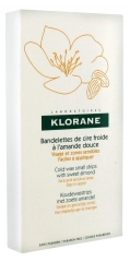 Klorane 6 Doubles Bandelettes de Cire Froide à l'Amande Douce Klorane 6 Doubles Bandelettes de Cire Froide à l'Amande Douce
