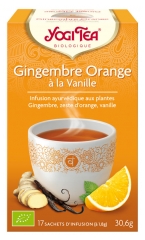 Yogi Tea Gingembre Orange à la Vanille 17 Sachets Yogi Tea Gingembre Orange à la Vanille 17 Sachets