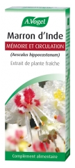 A.Vogel Mémoire et Circulation Marron d'Inde Extrait de Plante Fraîche 50 ml A.Vogel Mémoire et Circulation Marron d'Inde Extrait de Plante Fraîche 50 ml