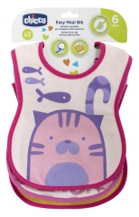 Chicco Set mit 3 Lätzchen 6 Monate und Mehr Chicco Set mit 3 Lätzchen 6 Monate und Mehr