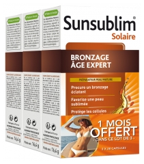 Nutreov Sunsublim Bronzage Âge Expert Lot de 3 x 28 Capsules Nutreov Sunsublim Bronzage Âge Expert Lot de 3 x 28 Capsules