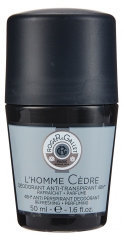 Roger & Gallet L'Homme Cèdre 48H Anti Perspirant Deodorant 50ml Roger & Gallet L'Homme Cèdre 48H Anti Perspirant Deodorant 50ml