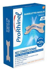 ProRhinel 30 Bandelettes Nasales Original ProRhinel 30 Bandelettes Nasales Original