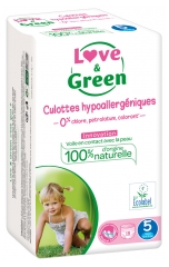 Love & Green Hypoallergenic Pants 18 Pants Size 5 (12-18kg) Love & Green Hypoallergenic Pants 18 Pants Size 5 (12-18kg)