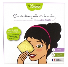 Les Tendances D'Emma Eco Belle Kollektion Waschbarer Make-up-Entferner Quadrat 3 Farbige Quadrate Les Tendances D'Emma Eco Belle Kollektion Waschbarer Make-up-Entferner Quadrat 3 Farbige Quadrate