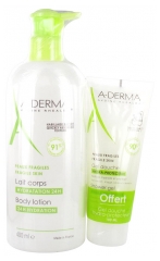Aderma Feuchtigkeitsspendende Körperlotion 24H 400 ml + Hydra-Schutz-Duschgel 100 ml Erhältlich Aderma Feuchtigkeitsspendende Körperlotion 24H 400 ml + Hydra-Schutz-Duschgel 100 ml Erhältlich