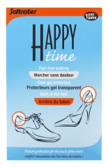 Saltrates Happy Time Arrière du Talon - Protecteurs Gel Transparent Saltrates Happy Time Arrière du Talon - Protecteurs Gel Transparent