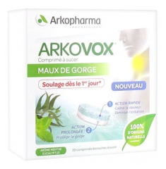Arkopharma Arkovox Tablet to Suck Mint Eucalyptus Flavour 20 Tablets Arkopharma Arkovox Tablet to Suck Mint Eucalyptus Flavour 20 Tablets