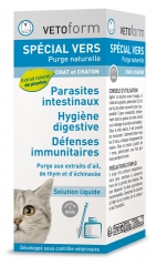 Vetoform Spécial Vers Solution pour Chat et Chaton 50 ml Vetoform Spécial Vers Solution pour Chat et Chaton 50 ml