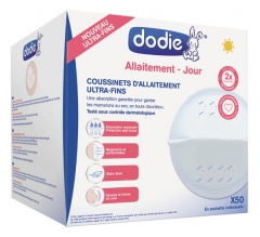 Dodie Coussinets d'Allaitement Ultra-Fins Jour 50 Coussinets Dodie Coussinets d'Allaitement Ultra-Fins Jour 50 Coussinets