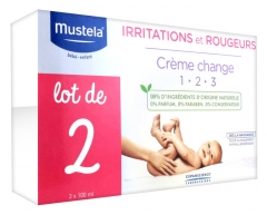 Mustela Change Cream 1 2 3 2 x 100ml Mustela Change Cream 1 2 3 2 x 100ml