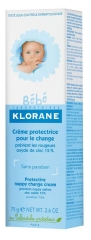 Klorane Baby Protective Nappy Change Cream 75g