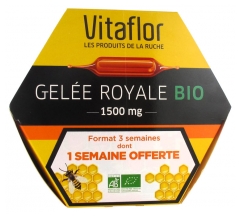 Vitaflor Bio Gelée Royale 1500 mg 20 Ampullen Vitaflor Bio Gelée Royale 1500 mg 20 Ampullen