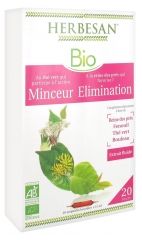 Herbesan Bio Complexe Thé Vert Reine des Prés Minceur Elimination 20 Ampoules de 15 ml Herbesan Bio Complexe Thé Vert Reine des Prés Minceur Elimination 20 Ampoules de 15 ml