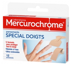 Mercurochrome Special Fingers 12 Dressings