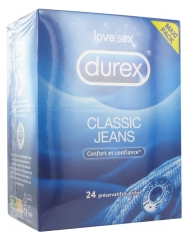 Durex Classic Jeans 24 Préservatifs Durex Classic Jeans 24 Préservatifs