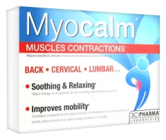 3C Pharma Myocalm Contractions Musculaires 30 Comprimés 3C Pharma Myocalm Contractions Musculaires 30 Comprimés