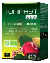 Santé Verte Toniphyt Acérola 20 Tablets Santé Verte Toniphyt Acérola 20 Tablets