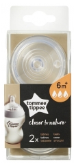 Tommee Tippee Closer to Nature 2 Fast Flow Teats 6 Months and + Tommee Tippee Closer to Nature 2 Fast Flow Teats 6 Months and +