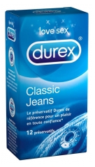 Durex Classic Jeans 12 Préservatifs Durex Classic Jeans 12 Préservatifs