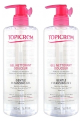 Topicrem Gentle Cleansing Gel Body & Hair 2 x 500ml Topicrem Gentle Cleansing Gel Body & Hair 2 x 500ml