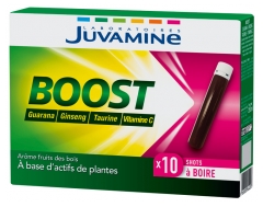 Juvamine Boost Ginseng Guarana Taurin and Vitamin C 10 Shots Juvamine Boost Ginseng Guarana Taurin and Vitamin C 10 Shots
