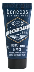 Benecos For Men Only Body Wash 3 in 1 Organic 30ml Benecos For Men Only Body Wash 3 in 1 Organic 30ml