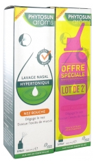 Phytosun Arôms Lavage Nasal Hypertonique Nez Bouché Spray Lot de 2 x 100 ml Phytosun Arôms Lavage Nasal Hypertonique Nez Bouché Spray Lot de 2 x 100 ml