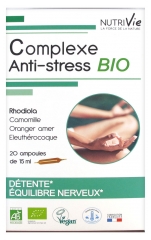 Nutrivie Organic Anti-Stress Complex 20 Phials Nutrivie Organic Anti-Stress Complex 20 Phials