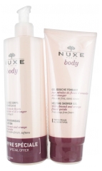 Nuxe Body Feuchtigkeitsspendende Körpermilch 24H 400 ml + Body Mildes Duschgel 200 ml Nuxe Body Feuchtigkeitsspendende Körpermilch 24H 400 ml + Body Mildes Duschgel 200 ml