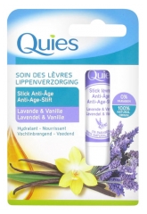 Quies Soin des Lèvres Stick Anti-Âge Lavande & Vanille 4,5 g Quies Soin des Lèvres Stick Anti-Âge Lavande & Vanille 4,5 g