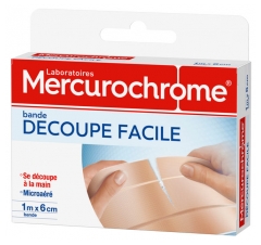 Mercurochrome Leicht Trennbares Pflasterband 1 m x 6 cm Mercurochrome Leicht Trennbares Pflasterband 1 m x 6 cm