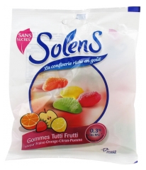 Solens Gommes Tutti Frutti Sans Sucre 100 g Solens Gommes Tutti Frutti Sans Sucre 100 g