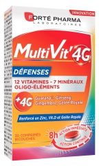 Forté Pharma MultiVit'4G Défenses 30 Comprimés Bicouches Forté Pharma MultiVit'4G Défenses 30 Comprimés Bicouches