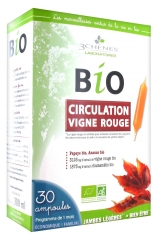 Les 3 Chênes BIO Circulation Red Vine 30 Phials Les 3 Chênes BIO Circulation Red Vine 30 Phials