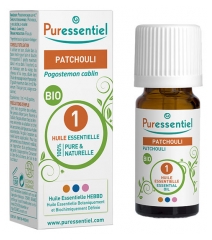 Puressentiel Organic Patchouli Essential Oil (Pogostemon Cablin) 5ml