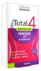 Nutreov Total 4 Ventre Plat Minceur 3D 30 Gélules Nutreov Total 4 Ventre Plat Minceur 3D 30 Gélules