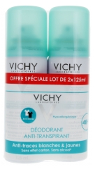 Vichy Anti-Perspirant Deodorant 48H No Marks 2 x 125ml Vichy Anti-Perspirant Deodorant 48H No Marks 2 x 125ml