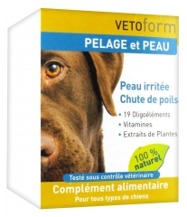 Vetoform Pelage et Peau Complément Alimentaire Chiens 100 g Vetoform Pelage et Peau Complément Alimentaire Chiens 100 g