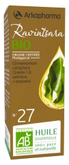 Arkopharma Organic Essential Oil Ravintsara (Cinnamomum Camphora) n°27 5ml Arkopharma Organic Essential Oil Ravintsara (Cinnamomum Camphora) n°27 5ml