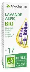 Arkopharma Organic Essential Oil Aspic Lavender (Lavandula Latifolia) n°17 10ml Arkopharma Organic Essential Oil Aspic Lavender (Lavandula Latifolia) n°17 10ml