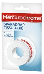 Mercurochrome Rollenpflaster Atmungsaktiv 5 m x 2,5 cm Mercurochrome Rollenpflaster Atmungsaktiv 5 m x 2,5 cm