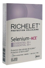 Richelet Protection Cellulaire Selenium-Ace Essentiel 30+ 30 Comprimés Richelet Protection Cellulaire Selenium-Ace Essentiel 30+ 30 Comprimés