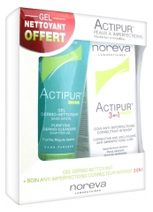 Noreva Actipur 3in1 Corrective and Unclogging Anti-Imperfections Care 30ml + Free Cleansing Gel 100ml